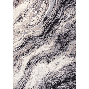 Kassia Contemporary Glam Abstract Marble Area Rug